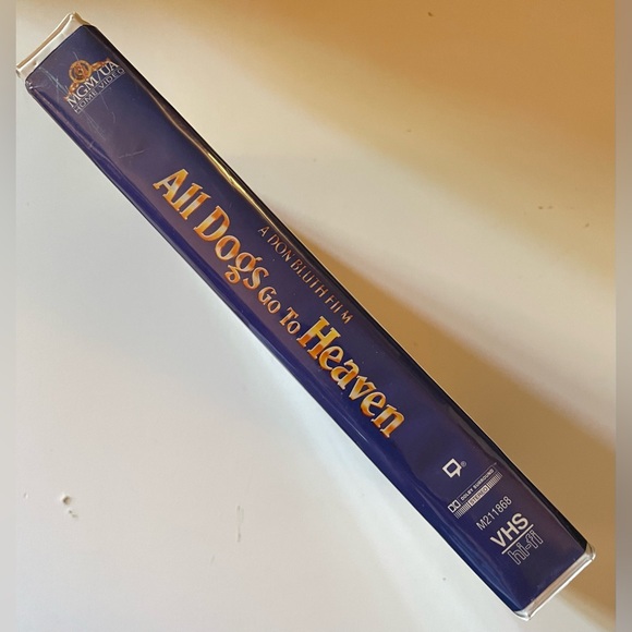 All Dogs Go to Heaven VHS Video Tape Clamshell 1989 MGM Animated Kids Movie - Picture 2 of 5